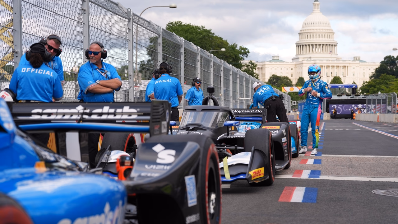 IndyCar Drivers Prepare for High-Speed D.C. Street Race Hosted by President Trump